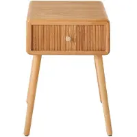 CALICOSY Nachttisch AVA in Helles Holz - (W) 42 x (H) 52 x (L) 35 cm | Gr.: onesize