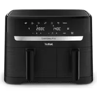 Tefal Easy Fry EY901N, Heißluftfritteuse, 8,3 l, Doppel, Schwarz, Berührung, Eigenständig