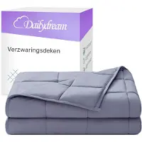 Nivion Gewichtsdecke für Erwachsene aus 100% Baumwolle, Edition"Grau" - 6 KG / 135x200cm - Gewichtete Decke