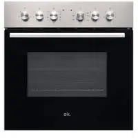 OK. OBC 2141 A, Einbaukochset (Elektrobackofen & Glaskeramikkochfeld) (Glas, 70 l)