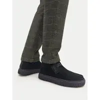Clarks Torhill Hi Wildlederschuhe, Schwarz 42.5 EU
