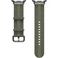 Samsung Original Athleisure Armband für Galaxy Watch 8 (40/44mm) / Classic (46mm) - Größe S/M - Grün