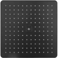 Aqualine Kopfbrause, 300x300mm, ABS/Schwarz matt
