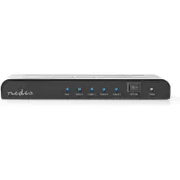 Nedis Hdmi-splitter 4 Ports Hdmi Eingang Zu 4xhdmi Ausgang 4k Metall 60hz