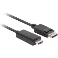Lanberg CA-DPHD-11CC-0050-BK cable gender changer DisplayPort HDMI Black