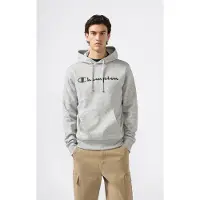 Champion Kapuzensweatshirt "BASICS Fleece Hoodie Large Logo", Kapuzensweatshirt, Langarm, aus Baumwolle und Polyester