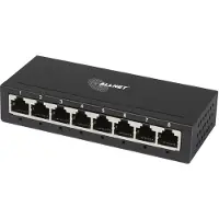 ALLNET Switch unmanaged Layer2 8 Port- 8x 1GbE- Lüfterlos- ALL-SG8008 - Switch - 16 Gbps