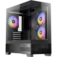 Antec CX500M ARGB PC Gehäuse Mini Tower Micro-ATX, schwarz