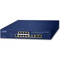 Planet IPv4/IPv6, 8-Port Managed, Managed, L2/L4, Gigabit Ethernet (10/100/1000), Power over Ethernet (PoE), Rack-Einbau, 1U