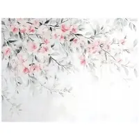 WALLARENA Fototapete Blumen in Rosa | Gr.: 250 x 175 cm