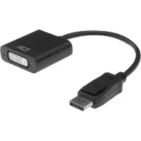 ACT AC7510 Videokabel-Adapter 0,15 m DisplayPort DVI-D Schwarz