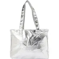 Adidas Originals Handtasche Shopper Metallic Pu Bag KR1566 Silberfarben