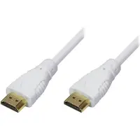 Techly HDMI Kabel A M/M high speed 5m weiss