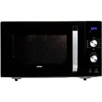 Domo DO2924, Arbeitsplatte, Solo-Mikrowelle, 23 l, 800 W, Eingebautes Display, Tasten, Drehregler