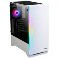 Zalman S5 WHITE, Midi Tower, PC, Weiß, ATX, micro ATX, Mini-ITX, Kunststoff, Stahl, Gehärtetes Glas, Blau, Grün, Rot