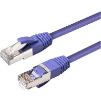 Microconnect MC-SFTP6A10P, 10 m, Cat6a, S/FTP (S-STP), RJ-45, RJ-45, Violett
