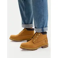 Timberland für Herren. TB1230612311 Mid Lace Up Stiefelette braun (43), Wohnung, Schnürsenkel, Lässig, Draußen
