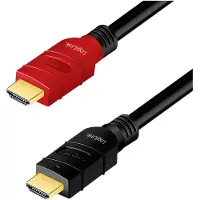 Logilink CHV0100 HDMI-Kabel A/M to A/M, 4K/60 Hz, AMP, black, 10 m
