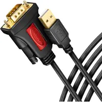 Axagon ADS-1PSN USB-A 2.0 - seriell RS-232 DB9-M Prolific Adapterkabel 1.5m - Adapter - Digital/Daten serielles Kabel Schwarz USB Typ-A