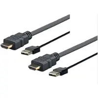 VivoLink Kabel USB USB-A - HDMI 5 m Schwarz (PROHDMIUSB5)