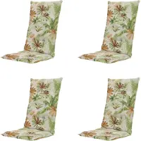 Madison – Hochlehner-Sitzkissen Axel – Mehrfarbig – 123 x 50 x 5 cm – 4er-Set