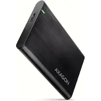 Axagon EE25-A6M Schraubenlose Aluminium USB 3.2 Gen 1 - SATA 6G externe Box für 2.5" SSD/HDD, HDD / SSD-Gehäuse, 2.5", SATA, Serial ATA II, Serial ATA III, 5 Gbit/s, USB Anschluss, Schwarz