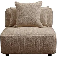 Vente-unique Sessel Mit Gerader Rückenlehne Lelaco Taupe 91 cm
