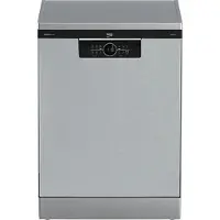 Beko b300 BDFN26560XP, Freistehend, Standardgröße (60 cm), Edelstahl, Schwarz, Berührung, LED