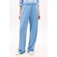 Tommy Hilfiger Gold Button Script Sweatpants Clear Water Größe: XL | Jogginghosen Outlet | Damen