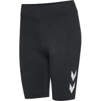 Hummel Trainingstights "HMLPULSE LOGO MW SHORT TIGHTS" atmungsaktiv, mit Elasthan-Anteil, schnell trocknend