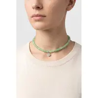 Purelei Sundial Shell Jade Kette Silver Größe: OS | Halsketten Outlet | Damen | Grau