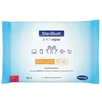 Hartmann Sterillium 2in1 wipes Desinfektionstücher 15 Tücher | Packung (1 Stück)
