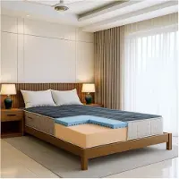 11.11 SRLS The White Stone Matratze 180x200 cm aus Memory Foam | Höhe 20 cm | Orthopädische 9-Zonen-Matratze, Hypoallergen | Milben- und Antibakterieller Bezug