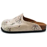 Goby Damen Clogs mit Gänseblümchen CAL1410 43
