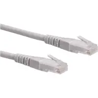 Roline Patchkabel Cat.6 (Class E) UTP, grau, 7 m