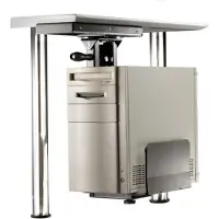 Roline PC Holder with rotation function, silver