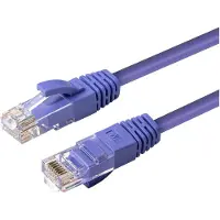 Microconnect MC-UTP6A02P, 2 m, Cat6a, U/UTP (UTP), RJ-45, RJ-45, Violett