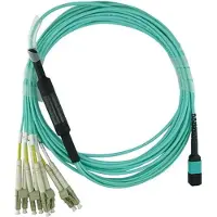 BlueOptics NVIDIA MC6709309-007 kompatibles MPO-4xLC Multimode OM3 Patchkabel 7.5 - Multimo