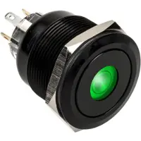 DimasTech Vandalismustaster 25mm, Blackline Dot - RGB
