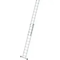 MUNK Günzburger Steigtechnik MUNK Schiebeleiter mit Traverse 2x11 Sprossen