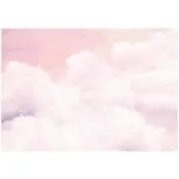 WALLARENA Fototapete Kinder Mädchen in Rosa | Gr.: 350 x 250 cm