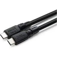 Microconnect USB3.2CC02-LSZH, 2 m, USB C, USB C, USB 3.2 Gen 2x2, Schwarz