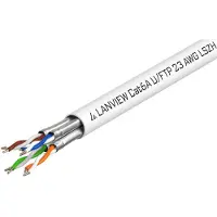 Lanview LVN122430, 500 m, Cat6a, U/FTP (STP), Weiß
