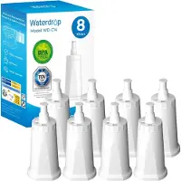 Waterdrop Wasserfilter, Ersatz für Sage Barista Express Pro Wasserfilter, BES008, SES008/SES810/SES875/SES880/SES920/SES980/SES990 (8)