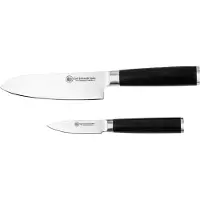Carl Schmidt Sohn GmbH KONSTANZ 2-teiliges Messer-Set, Damastahl