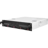 Silverstone RM21-304, Rack, Server, Weiß, micro ATX, Mini-ITX, Metall, 2U