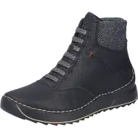 Rieker 51553 Stiefeletten Schwarz/Grau Größe EU 37