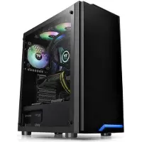 Thermaltake H100 TG Midi Tower Schwarz