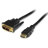 StarTech.com Hdmi Auf Dvi-d M/m Kabel 1m Schwarz Schwarz One Size