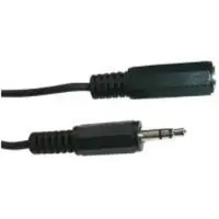 Schwaiger KHA4036 533, 3.5mm, Männlich, 3.5mm, Weiblich, 5 m, Schwarz